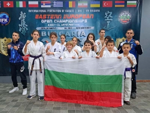 4 сребърни и 6 бронзови медала за отбора по киокушин карате от европейското първенство 