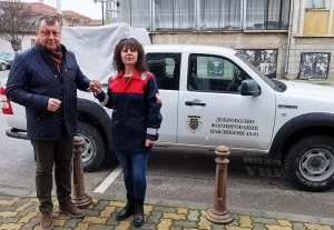Община Павликени закупи високопроходим пикап, оборудван за пожарогасене, за Доброволното формирование